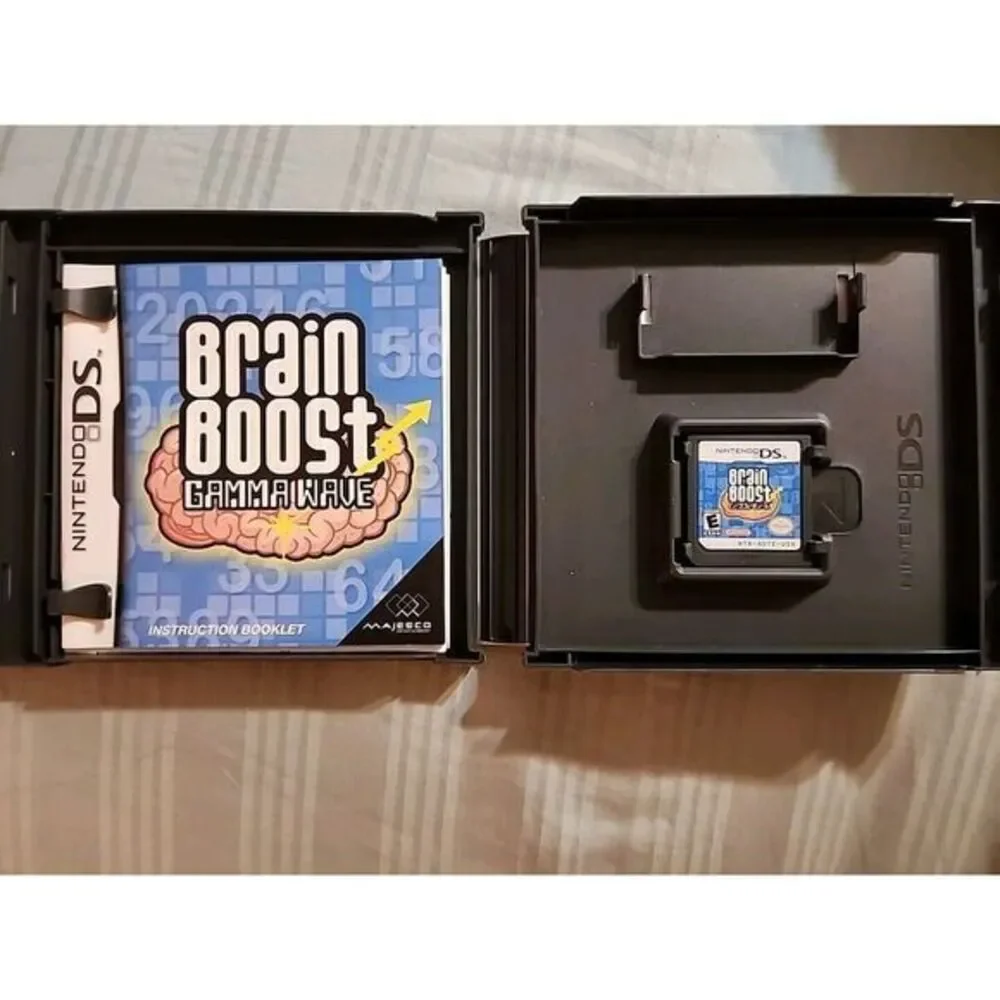 Brain Boost: Gamma Wave (Nintendo DS, 2006) EXCELLENT‎ COMPLETE CONDITION